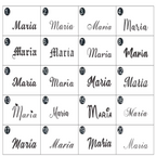 Birth Month Flower Name Ring 925s Silver , Dainty Personalized Custom Birth Flower & Name Ring, Personalized Gift , Gift For Her.