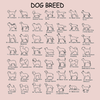 Personalized round puppy pendant engraved name memorial necklace , S925 sterling silver Gold Vermeil, dog engrave name with dog breed design , ,Large Coin Pendant Necklace