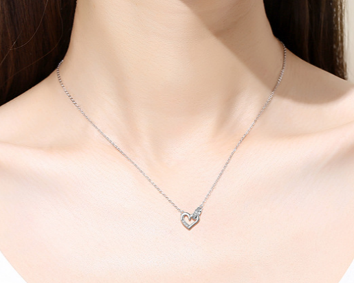 Eternal Love Duo S925 sterling silver Necklace