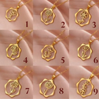 Birth Flower Necklace, 925 Sterling Silver ,Personalized Jewelry for Gift Idea, Graduation Gift for her , Mom Necklace, Best Friend Gift