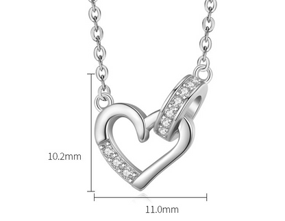 Eternal Love Duo S925 sterling silver Necklace