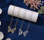 Personalized Butterfly Name Necklace, Dainty 925s Silver Gold Vermeil Butterfly Necklace, Butterfly Wing Necklace, BFF Necklace , Gift for Mom, Birthday Gift,