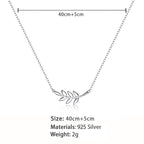 Dewdrop S925 sterling silver necklace