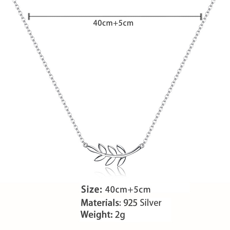 Dewdrop S925 sterling silver necklace