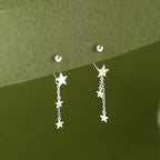 Charm Dangle S925 sterling silver earrings