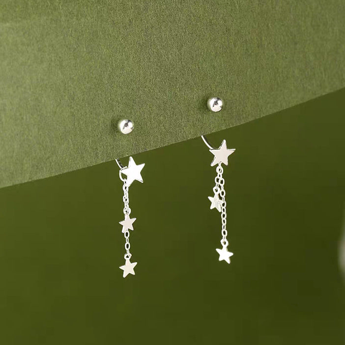 Charm Dangle S925 sterling silver earrings