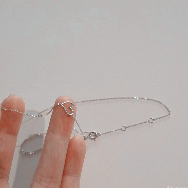 Aslant S925 sterling silver 14k gold-plated  necklace