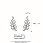 Lullaby S925 sterling silver inlaid with zircon Earrings