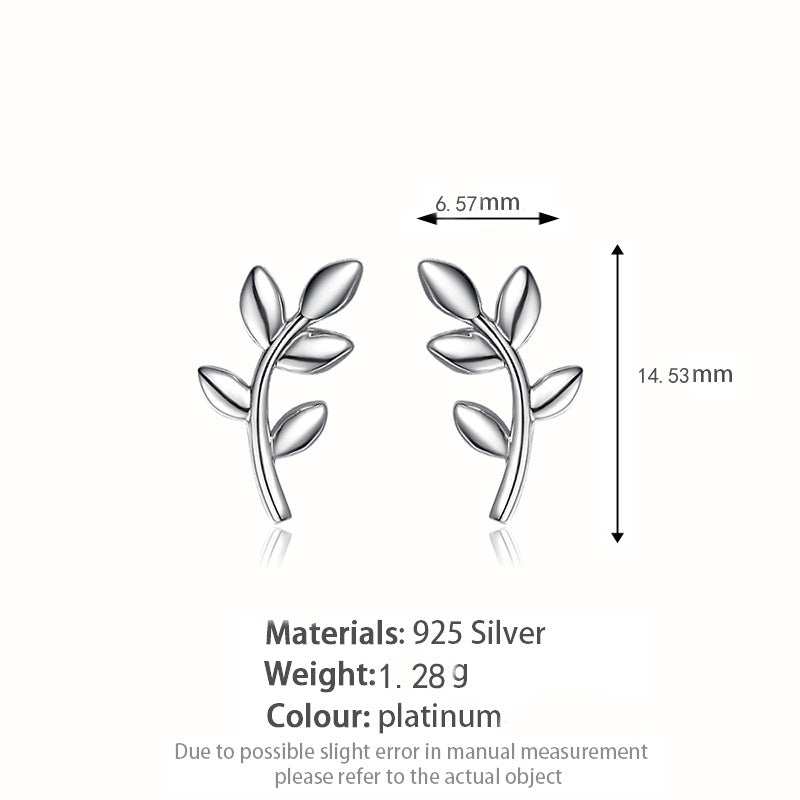 Dewdrop S925 sterling silver earrings