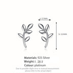 Dewdrop S925 sterling silver earrings