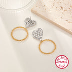 Affinities 925 sterling silver gold-plated earrings