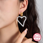 Entwine 925 sterling silver gold-plated earrings