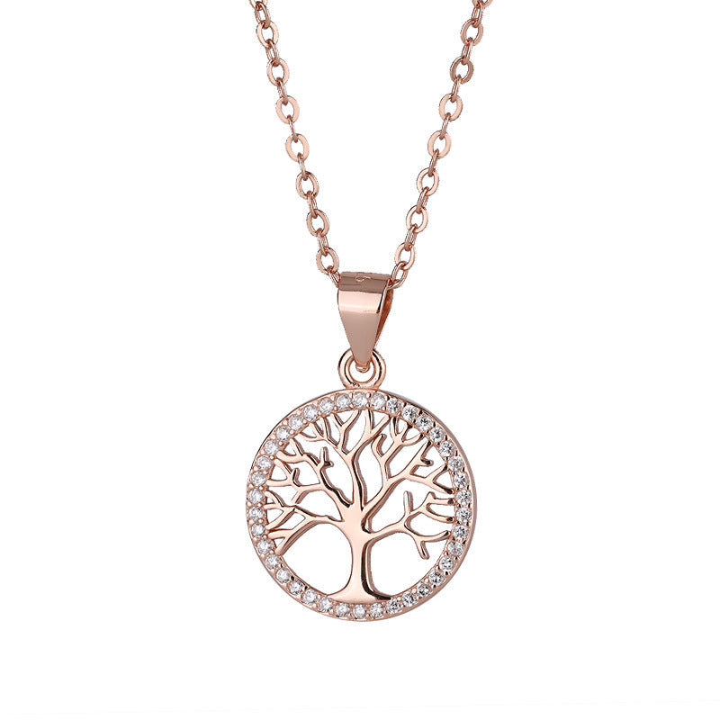 Tree of Life Elegance 925 sterling silver gold-plated Jewelry