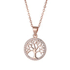 Tree of Life Elegance 925 sterling silver gold-plated Jewelry