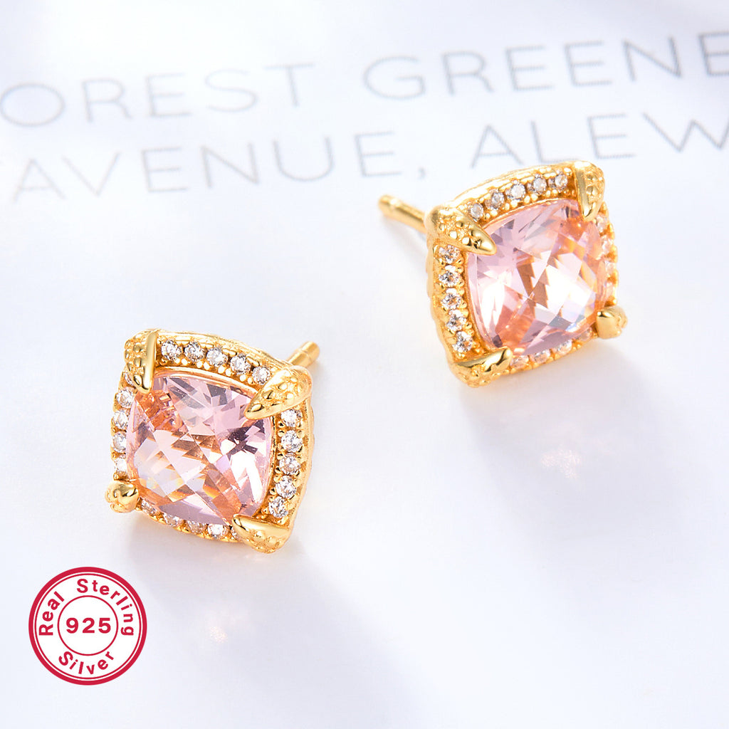 Enchanted 925 silver gold-plated Earrings