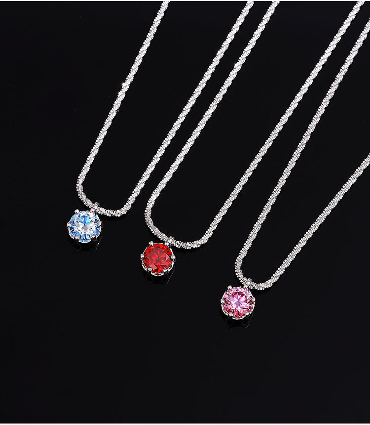 Luminous Aura moissanite , Certified GRA , s925 sterling silver Collection