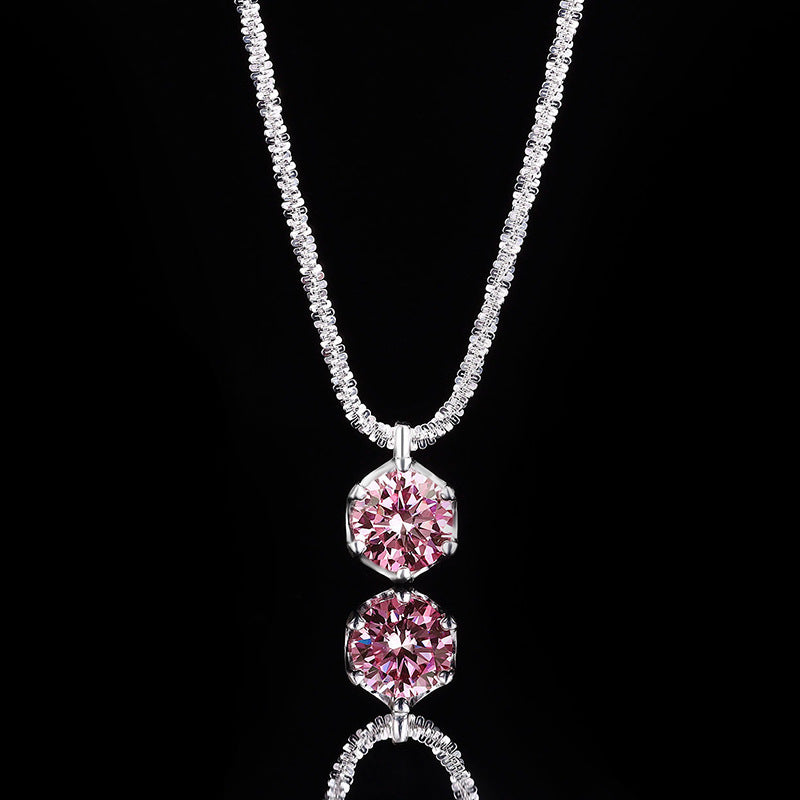 Luminous Aura moissanite , Certified GRA , s925 sterling silver Collection