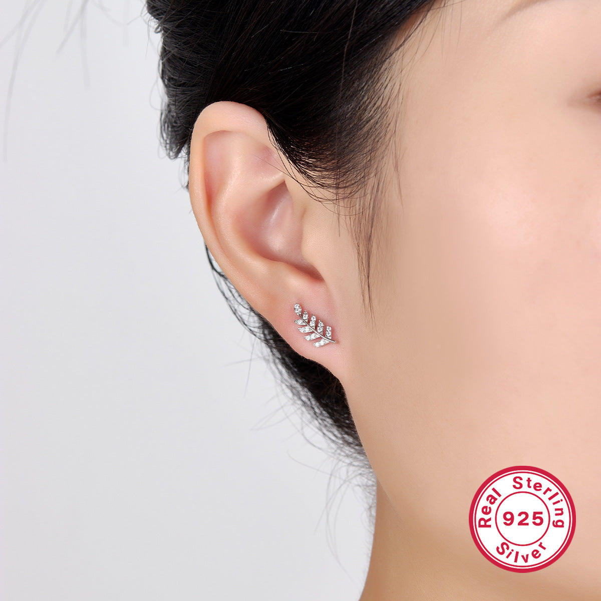 Lullaby S925 sterling silver inlaid with zircon Earrings