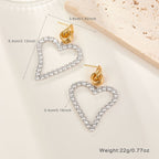Entwine 925 sterling silver gold-plated earrings