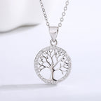 Tree of Life Elegance 925 sterling silver gold-plated Jewelry