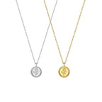 Fleur S925 sterling silver 14k gold-plated necklace