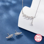 Lullaby S925 sterling silver inlaid with zircon necklace