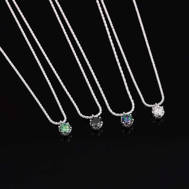 Luminous Aura moissanite , Certified GRA , s925 sterling silver Collection