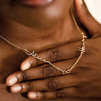 Personalized Name Necklace 925 Sterling silver, 1 to 5 names Custom Name Necklace, Personalized Gifts, Baby Shower, Mother's day Gift