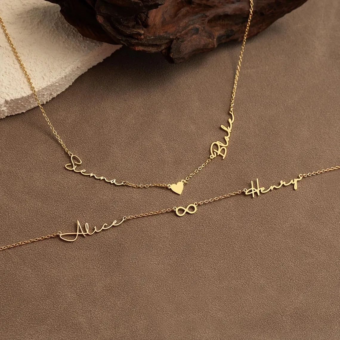 Personalized Name Necklace 925 Sterling silver, 1 to 5 names Custom Name Necklace, Personalized Gifts, Baby Shower, Mother's day Gift