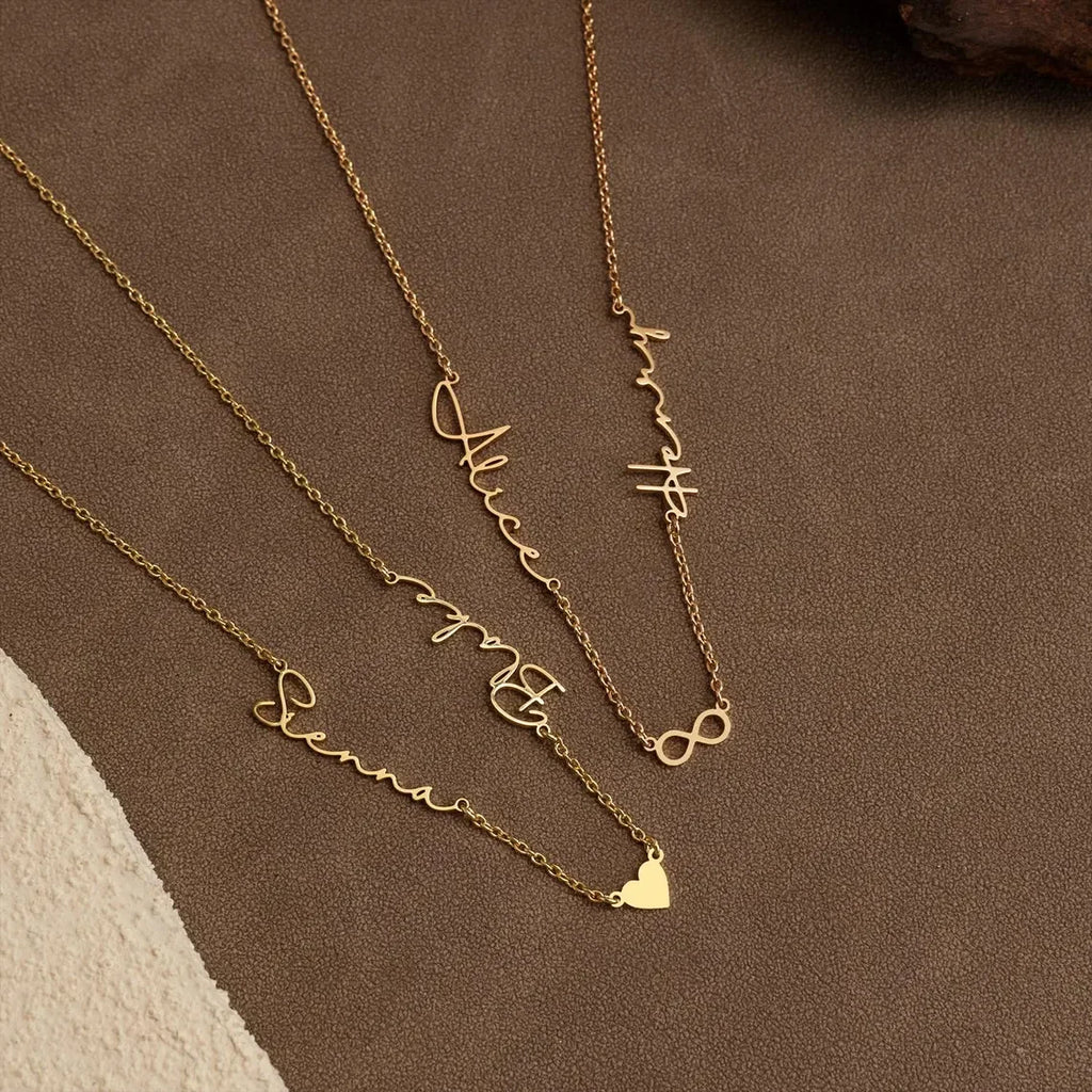 Personalized Name Necklace 925 Sterling silver, 1 to 5 names Custom Name Necklace, Personalized Gifts, Baby Shower, Mother's day Gift