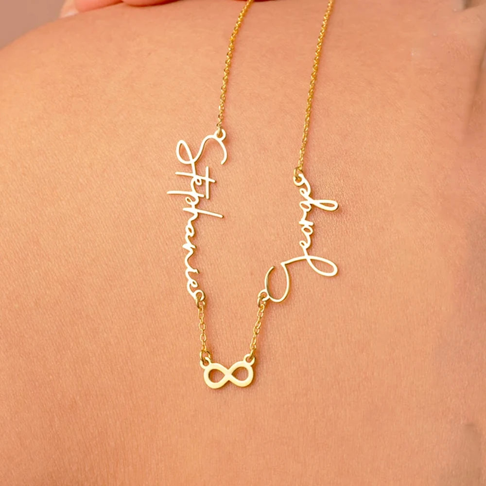 Personalized Name Necklace 925 Sterling silver, 1 to 5 names Custom Name Necklace, Personalized Gifts, Baby Shower, Mother's day Gift