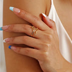 Birth Month Flower Name Ring 925s Silver , Dainty Personalized Custom Birth Flower & Name Ring, Personalized Gift , Gift For Her.