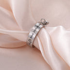 Personalized Birth Flower Ring with Birthstone – Custom Name Engraved Ring – 925 Sterling Silver & Gold Vermeil – Gift for Women, Wife, Girlfriend