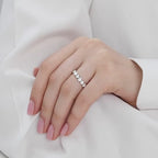 Heartstrings 925 sterling silver ring