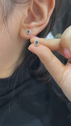 Celestial Blue S925 sterling silver 18k gold-plated