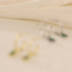 Golden Hour Dazzle S925 sterling silver earrings