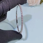 Eternal Love 1.68-carat moissanite , Certified GRA , gold-plated S925 sterling silver Bracelet