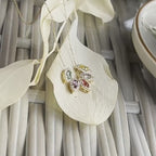 Personalized Birthstone Charms 925s Silver Gold Vermeil - One of a kind gift - Design your Family Birthstone Necklace, Gift for Mom, Birthday Gift