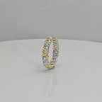 Eternal Harmony moissanite diamond , Certified GRA , s925 sterling silver ring